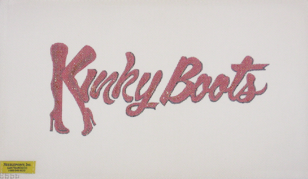 Needlepoint Kinky Boots Canvas