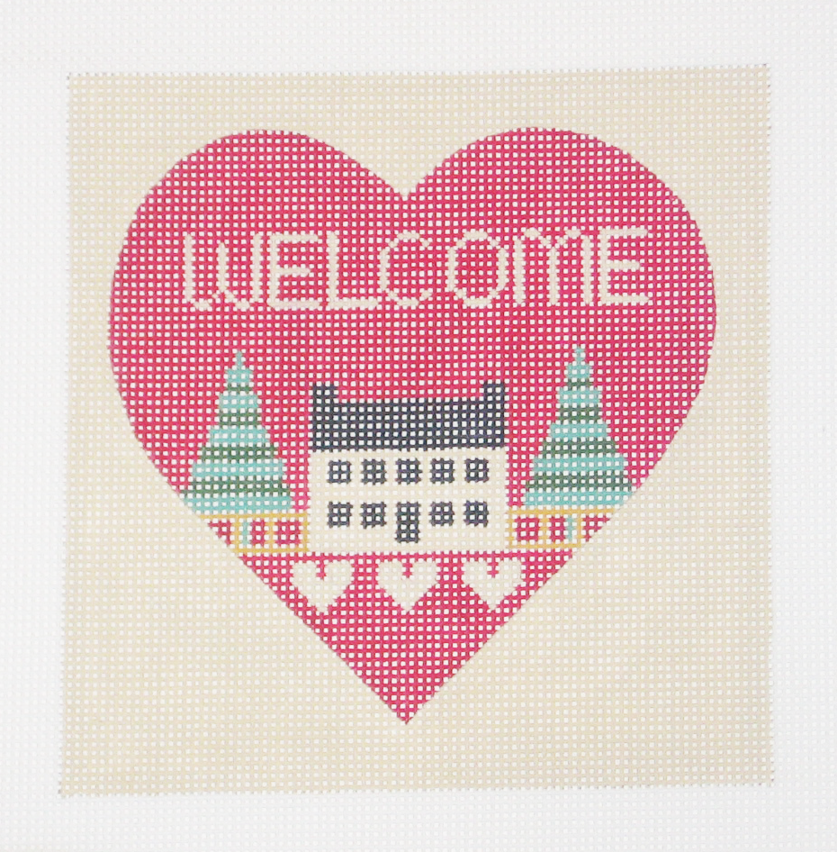 Needlepoint Welcome Canvas