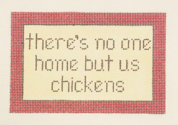 Needlepoint Chicken Canvas