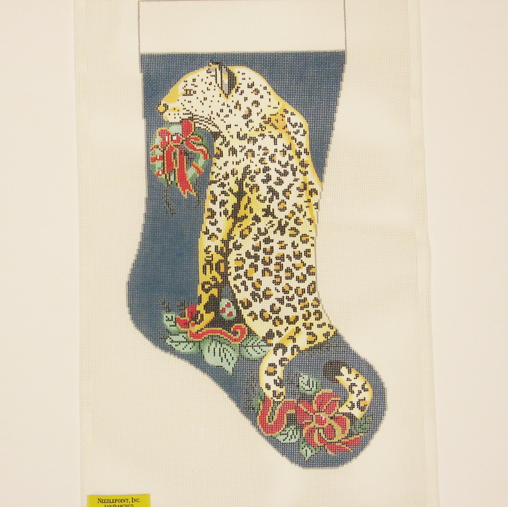 Needlepoint Cheetah canvas