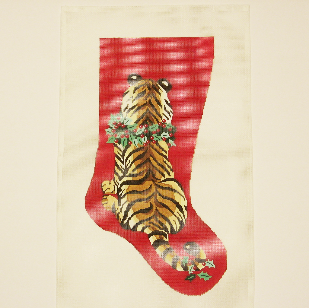 Needlepoint Tiger canvas