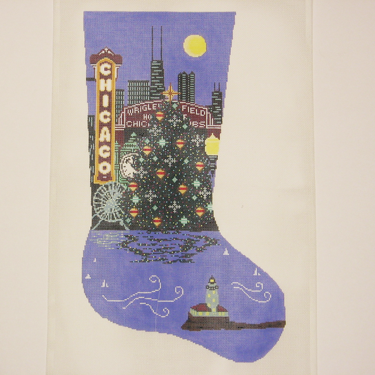 Needlepoint Chicago canvas Needlepoint Inc