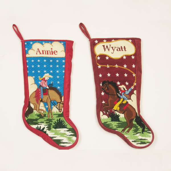 Cozy Hearth — Needlepoint Christmas Stocking Kit – Spider Spun