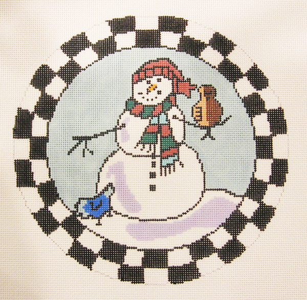 Needlepoint Snowmen Canvas