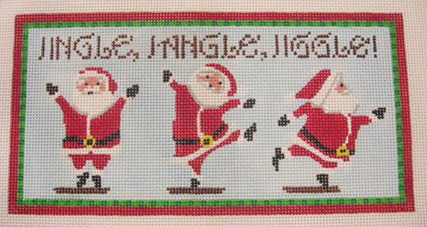 Needlepoint Jingle, Jangle, Jiggle Canvas