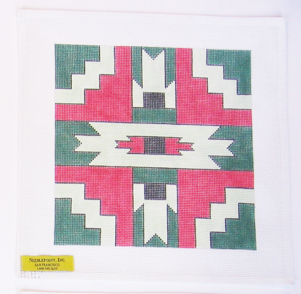 Needlepoint Native American Textile Canvas